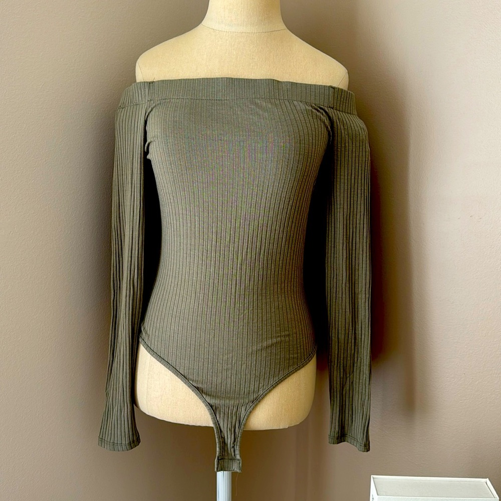 Off the shoulder bodysuit